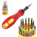 Pachkas kit Mini-Mobile open kit- 31 In 1 Screw Driver Set For Tool Kit For Mobiles, PDA, Laptop, Yellow, 33 Pieces. 