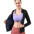 Women  Sweat Weight Loss Shirt Body Slimming Sauna Jacket Suits Workout Long Sleeve Training Clothes Fat Burning Tops. 