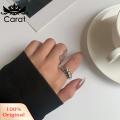 Carat Women Ring Open Women Jewelry French Croissant Ring. 