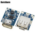 5V Boost Converter Step-Up Power Module Lithium Battery Charging Protection Board LED Display USB For DIY Charger 134N3P. 