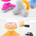 Mini Hand Electric Body Massager For Women and Girls Mini handy Full Body Massager Machine Portable Handled Triangle Vibrational Electric Massager USB Cable or 3 AAA Batteries AC DC. 