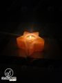 Hemalayan Star Salt Candle Holder Dark Pink Color Best for Party Gift , Night light, , Asthma and Allergy Patients to Clean room Atmosphere.. 