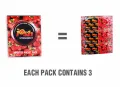 Josh Strawberry Flavored Condoms 3 Pack Flavored Latex Condoms Strawberry Flavor. 
