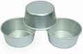 Aluminum Ice Bowls High Speed Ice Maker Bowls/Ice Donga Ice Bowl Silver Steel Bowl For Ice Pack For Fridge And Multi Purpose Use Kitchen Use. 
