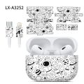 Anti-Scratch 3M Sticker Skin Wraped For AirPods Pro 2 Full Cover Protective Film For AirPods Pro2. 