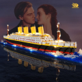 Lego set For Boys 1878Pcs Titanic 56cm Ship Model Building Block Classic Large Ship Assembled Toys for Boy 6+Years. 