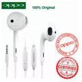 OPPO Original Handsfree Oppo Original Ear hooks Deep Base 3.5mm With-Headphones-Handfree-Best Gaming Earphone-Best For PUBG Handset-Genuine By Oppo. 