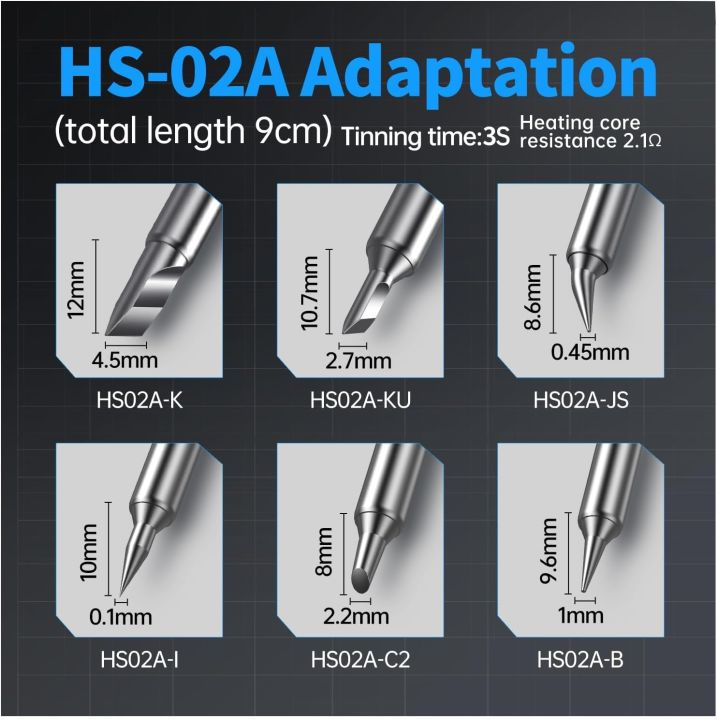 FNIRSI%20HS-02A%20100W%20Portable%20Corded%20Soldering%20Iron%20Kit%20with%20Storage%20Case,%203S%20Fast%20Heating,%20212-842%E2%84%89,%20Pre-set%203%20Groups%20Temperature,%206%20F245%20Soldering%20Tips,%20Smart%20Soldering%20Iron%20Pen%20for%20Electronics%20Repair%20-%20Image%208
