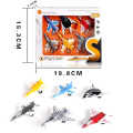 6pc Mini Light Diecast Fighter Jets Toy 7cm. 