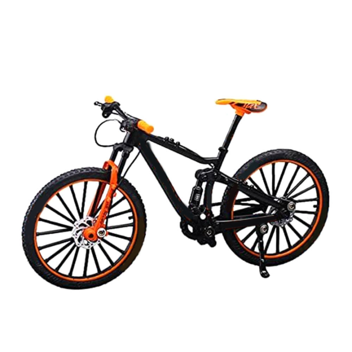 Bicycle Model Mountain Bike Decor Bicycle Art Metal Bicycle Biking Gifts for Cyclists Home Desktop Decoration Ornaments 17.5 X 9.5 X 6.5cm