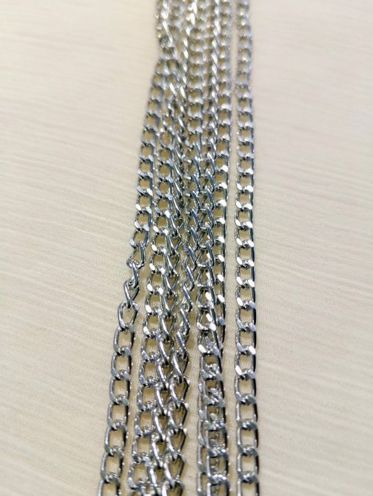 Elegant%20Gold/Silver%20Color%20Chain%207.5ft%204mm%20for%20Jewelry%20Making,%20DIY%20Crafts%20&%20Art%20Supplies%20-%20Image%202