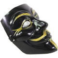 Imonic V for Vendetta Mask / Anonymous / Guy Fawkes Mask - Black and  Gold. 