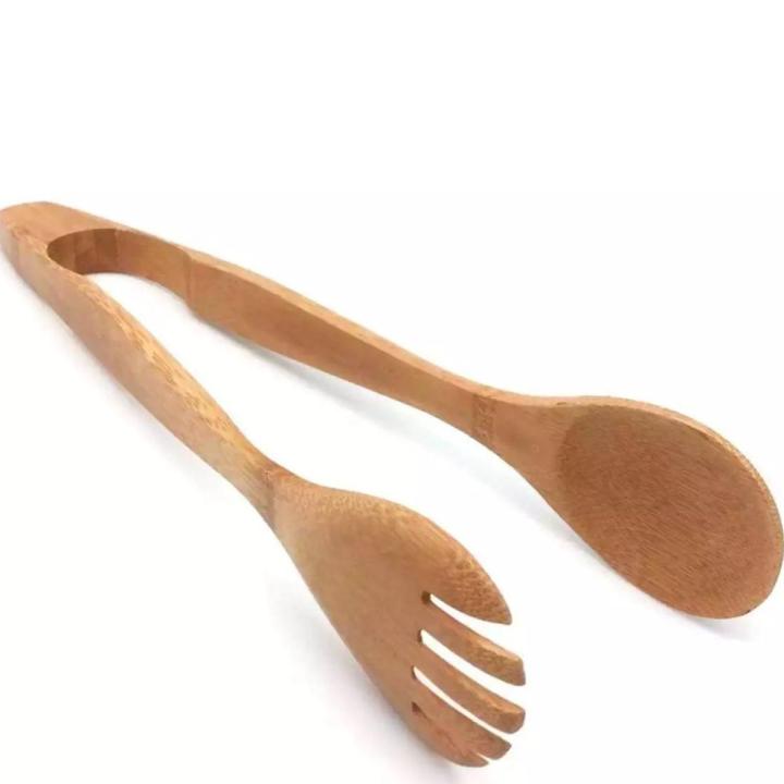 Natural Wood Serving Tong | Wooden Tong for Kitchen