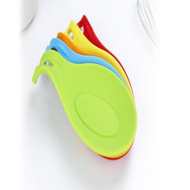 Silicone Heat Resistant Spoon Mat - 1Pc