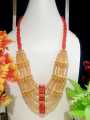 Multi-Layer Beaded Necklace for Women | Long Mala | Traditional Party & Festive Jewelry. 