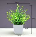 Artificial Plants Mini Potted Plant Small Greenery Decor for Indoor Home Farmhouse Aesthetic Bedroom Shelf Office Desk Bathroom Decoration. 