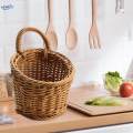 Wall Hanging Baskets Container Woven Wall Basket for Towels Vegetables Toys S. 