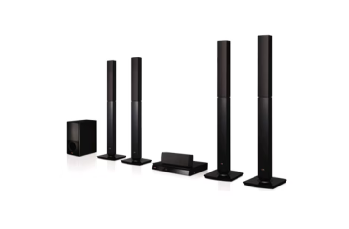 LG Powerful Sound Home Theater System 1,000W, 5.1CH Surround System FM Radio, Bluetooth Music Steaming - LHD657