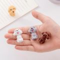 1Pc Cartoon Style Teddy Dog Eraser/Novelty Funny Puppy Eraser For Kids/Creative Office School Stationery Supplies. 