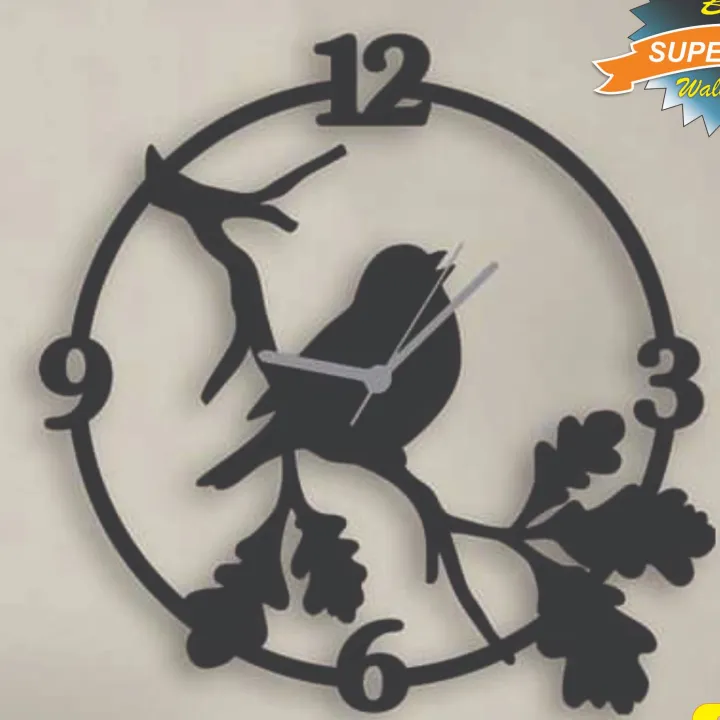 New%20Sparrow%20Decorative%20Wooden%20Wall%20Clock%20for%20Living%20Room%20Bedroom%20Office%20Kitchen%20etc%20%7C%20MDF%20Wall%20Clock%20%7C%20-%20Image%203