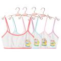 Pack Of 4 Teenage Girls Wrapped Chest Underwear Training Bras Tube Top Camisole Soft Cotton Girl Clothes Breathable Cute Teenagers Underwear Bra. 