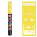 【HOT】 1 Pcs Japan Uni Posca Markers PC-1M Paint Pen POP Poster Graffiti Advertising Waterproof Student Office Stationery Art Supplies. 