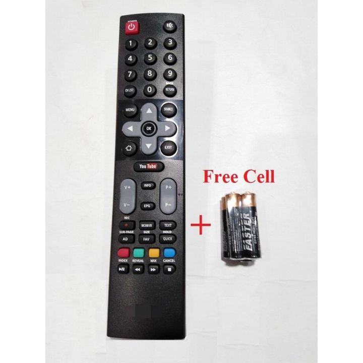 Orient Remote Smart LED 3D with YouTube Button+Free Cell