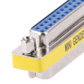 DB25 D-Sub 25pin Connectors Mini Gender Changer Adapter RS232 Serial Connector. 