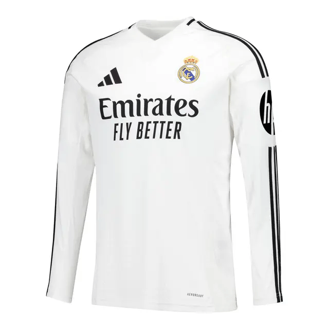 Real Madrid Home Kylian Mbappe Football Jersey T-Shirt 2024 2025