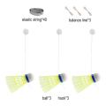 Badminton Rebound Training Tool Self Study Shuttlecock Profession Stretch Badminton Trainer Portable Indoor Practice Supplies. 