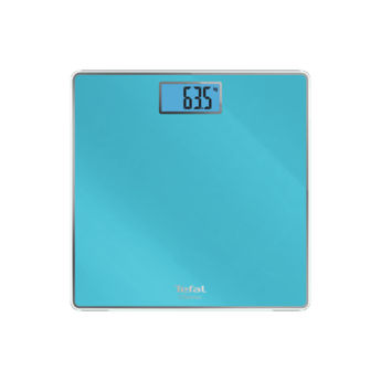 Tefal Classic Digital Bathroom Scale Up To 160 Kg Blue Tempered Glass