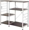 Multipurpose Kitchen Organizer Rack 4-Layer Microwave Oven Stand with Wheels. 