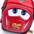 Disney Pixar Cars 3D Lightning McQueen 95 Cars School Bag Backpack Kids school for class 1 to 4. 