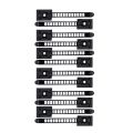 Adjustable Cable Holder Set Management, Cable Clips of Cable Fixing Wire Holder with Adhesive Secured Backing - black. 
