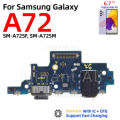 AiinAnt Dock USB Charger Mic Board Connector Charging Port Flex Cable For Samsung Galaxy A60 A70 A70s A71 UW A72 A73 A90 4G 5G. 
