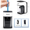 Heavy Duty Helical Blade Automatic Electric Pencil Sharpener With Auto-Stop Safety Feature And Large Shaving Holder. 