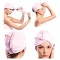 Magic Drying Microfiber Hair Towel Wrapped Turban Turbie Twist. 