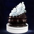 360 Degree Round Rotating Turntable Display Stand Photography Accessories Studio Photo Background Stand (White). 