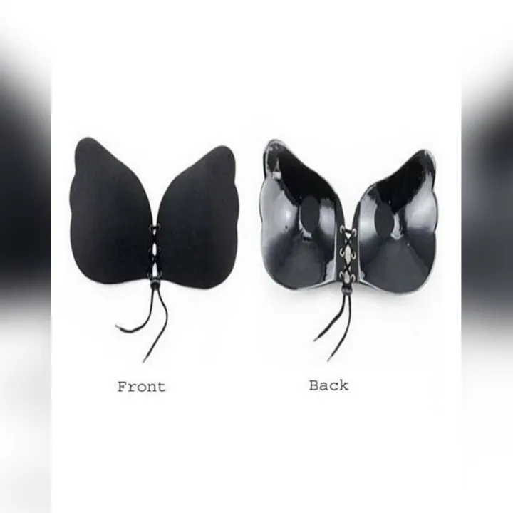 Self%20Adhesive%20Push%20Up%20Strapless%20BraBlack%20Silicone%20Bra%20For%20Women%20-%20Image%202