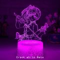 Anime Demon Slayer Tsuyuri Kanawo Figure Led Night Light for Girls Room Decor Nightlight Kimetsu No Yaiba Gift Table 3d Lamp. 