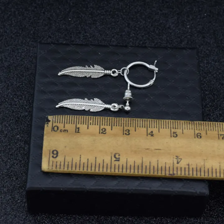 N%20ES%20GOT7%20Duan%20Yien%20with%20the%20same%20retro%20feather%20earrings%20earrings%20without%20pierced%20ear%20clips%20-%20Image%205