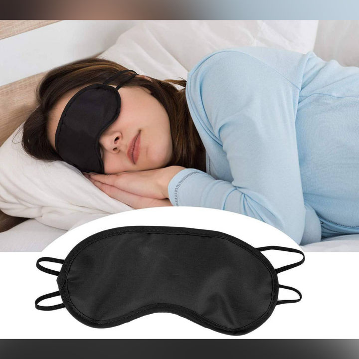 Sleeping Nap Eye Mask Eye Shade Cover Travel Office Sleeping Rest Aid Cover Blindfold Eye Patch Eyeshade Eye Mask Black