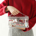 Cosmetic bag | Make up Organizer | Large Portable Pouch bag Waterproof transparent Travel Hanging multipurpose plastic Organizer Bag. 