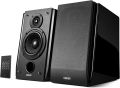 Edifier R1850DB Active Bookshelf Speakers with Bluetooth and Optical Input - 2.0 Studio Monitor Speaker - Built-in Amplifier with Subwoofer Line Out, Gloss Black,  Bookshelf Speakers with Subwoofer Output. 