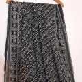 ZARDI - Chunri Printed Chiffon Dupatta For Women Ladies – Black – ZD876. 