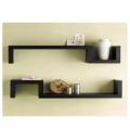 1 pc Wall Decor Shelf - Wall Display Rack Black. 