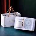 Portable Cup Warmer Set Heat Heating Cup Pad Ceramics Mug Thermostatic Coaster 55℃ Mug Mat Office Tea Coffee Milk. 