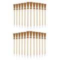 JAEEE 24 Pcs Witch Broom Pencils for Halloween Broomstick Ballpoint Pencils Halloween Party Favors Witch Broom Prop Writing. 
