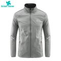 Green Home Summer Sports Jacket Zipper Pockets Travel Summer Sports Jacket. 