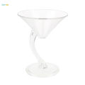 Food Grade Martini Goblet Cocktail Glass for Party 190ml. 